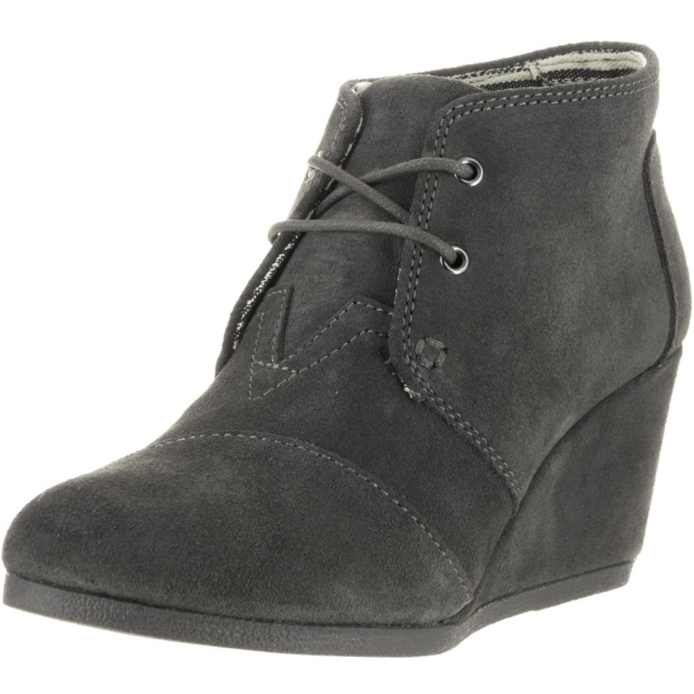 Toms Lace up wedge bootie size 7.5